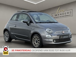 Fiat 500 0.9 TwinAir Turbo Lounge 2019 GRIJS | Schuifdak | Airco | Naviga