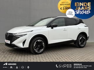 Nissan Qashqai 1.3 MHEV Xtronic N-Connecta / Fabrieksgarantie tot 03-2028 / Panoramadak / ACC Cruise / 360° Camera / Cold Pack / Head-up display / Elek. Klep / DAB  / All Season / Keyless /