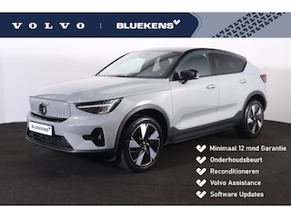 Volvo EC40 Performance Ultra Dark 82 kWh - Panoramadak - IntelliSafe Assist & Surround - 360º Camera - Harman/Kardon audio - Verwarmde voorstoelen, stuur & achterbank - Parkeersensoren voor & achter - Elektr. bedienb. voorstoelen met geheugen links - Draadloze tel. lader - Warmtepomp - Extra getint glas - Elektr. inklapbare trekhaak - 19' LMV