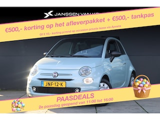 Fiat 500 1.0 Hybrid Cabrio / Airco / Uconnect / Cruise Control