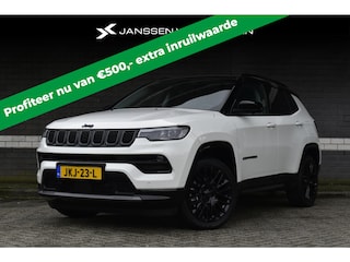 Jeep Compass 4xe 240 Plug-in Hybrid Electric S / SOH 98% / Memory / Stoelverwarming en -Ventilatie / 360 Camera