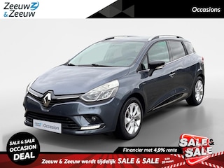 Renault Clio Estate 90PK TCe Limited | Navi | Airco | Lichtmetalen Velgen | Cruise Control | Parkeersensoren | Armsteun | Privacy Glass | Bluetooth | USB |