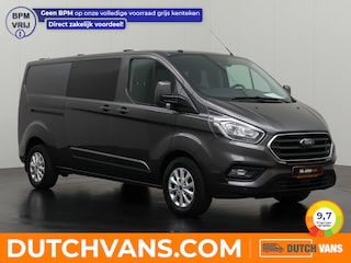 Ford Transit Custom 2.0TDI 130PK Lang Dubbele Cabine Limited | 2xSchuifdeur | 6-Persoons | Airco | Cruise | Dakdraagsysteem