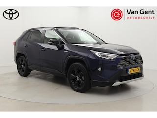 Toyota RAV4 2.5 Hybrid AWD Bi-Tone | Panoramadak | Trekhaak | Leder | Navigatie | Stoelverwarming | Parkeersensoren voor/achter