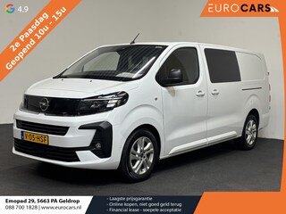 Opel Vivaro 2.0 Diesel 180 S&S L3 Automaat Dubbele Cabine 2 schuifdeuren Android Auto/Apple CarPlay Navigatie Keyless Entry&Start Climate Control Camera Cruise Control Houten afwerking laadruimte Trekhaak lichtmetalen velgen