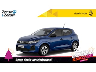 Dacia Sandero 1.0 SCe 65 essential Nieuw te bestellen vanaf