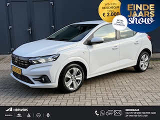 Dacia Sandero 1.0 TCe 90 Comfort / Automaat / Trekhaak / Airco / Android&Apple Carplay / DAB / Sensoren achter / Bluetooth / Dealer onderhouden / Km stand NAP