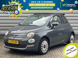 Fiat 500 1.0 70pk Hybrid Cabrio Lounge I Bluetooth I Parkeersensoren I Airco