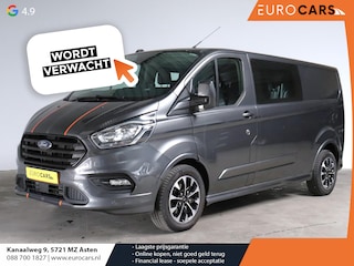 Ford Transit Custom 320 2.0 TDCI L2H1 170PK Sport Dubbele Cabine Aut. Airco ACC Bluetooth Navi Trekhaak
