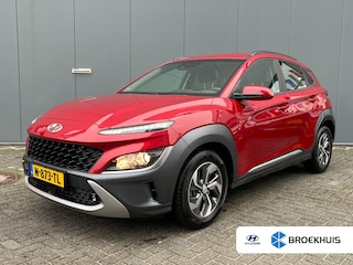 Hyundai Kona 1.6 GDI 141pk HEV Fashion Automaat | Camera | Adaptive cruise controle | Trekhaak | Climate controle | Dodehoek detectie | Navigatie | Carplay | Head-up display | Premium audio | Parkeersensoren | 1e eigenaar