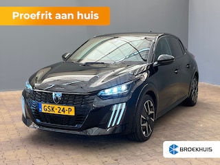Peugeot 208 Hybrid 100 e-DCS6 GT ADAPTIEF CRUISE / CAMERA / LEDER/STOF / CARPLAY / LED / 17'' LMV / BLUETOOTH / DAB+ / KEYLESS /  | Achterbank in delen neerklapbaar | Achterruitverwarming | Achterspoiler