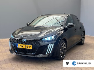 Peugeot 208 Hybrid 100 e-DCS6 GT ADAPTIEF CRUISE / CAMERA / LEDER/STOF / CARPLAY / LED / 17'' LMV / BLUETOOTH / DAB+ / KEYLESS /  | Achterbank in delen neerklapbaar | Achterruitverwarming | Achterspoiler