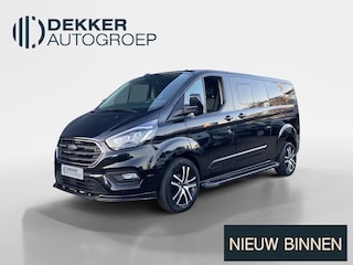 Ford Transit Custom 300 2.0 TDCI 170 pk Automaat L2H1 Limited DC Dubbele Cabine, Lederen bekleding, bijrijdersstoel, trekhaak, bliss