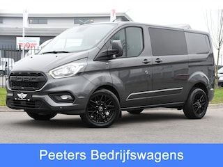 Ford Transit Custom 300 2.0 TDCI L1H1 Limited DC Raptor Edition Camera, Cruise, Carplay, 2 x Schuifdeur, LED, Stoelverwarming, 130pk, Automaat, Uniek!