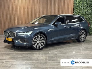 Volvo V60 B3 Aut. Inscription Trekhaak | Adaptieve Cruise Control | Stoel en Stuurwielverwarming | Parkeercamera | Pilot Assist | BLIS Dode Hoek Detectie | Bestuurdersstoel elektrisch geheugen | Lederen bekleding | Zitting verlenging voorstoelen | 18 Inch | Keyless Drive | Parkeersensoren voor+achter | Privacy Glass | Elektrisch bedienbare achterklep | DAB Radio | Apple Carplay/Android Auto | Volvo On Call met mobiele App functie | Denim Blue Metallic |