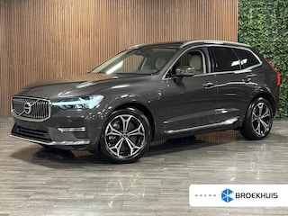 Volvo XC60 T6 AWD Recharge Plus Bright Long Range Luchtvering | Trekhaak | 360 Camera | Harman Kardon | Adaptieve Cruise Control | Standkachel met Volvo On Call App | Stoel en Stuurwielverwarming | Schuifdak | Full LED Meesturende koplampen | Pilot Assist | Elektrische voorstoelen geheugen | Lederen bekleding | Zitting verlenging voorstoelen | 19 Inch | Google Infotainment | Keyless Drive | Parkeersensoren voor+achter | Privacy Glass | Elektrisch bedienbare achterklep | DAB Radio | Apple Carplay/Android Auto | Draadloos telefoon opladen | Platinum Grey Metallic |