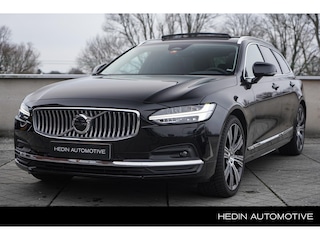 Volvo V90 B5 Ultimate Bright Semi Elek Trekhaak | Parkeerverwarming | Adaptieve Cruise Control | Verwarmbare Voorstoelen + Stuurwiel | Keyless Entry