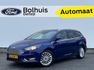 Ford Focus Wagon 1.5 150PK Titanium Wagon | AUTOMAAT | Camera | Trekhaak | Leder bekleding | Navigatie |