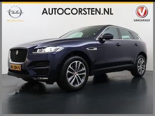 Jaguar F-Pace 2.0D AWD Autom. Portfolio Leder Panoramadak Digitaal Dashboard Camera Meridian®-Audio Navi 4-Zone Ecc Android Auto Apple Carplay Pdc Stoel+Achterbankverwarming Elek.Stoelen+Memory Lmv 19" Bi-xenon Blind Spot Keyless Elek.Achterklep Origineel Nederlandse Auto Nieuwprijs €87.786,- Zeer compleet!