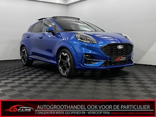 Ford Puma 1.0 EcoBoost Hybrid ST-Line X Pano, Half leder, Navi, Camera, Keyless start, Cruise control, Virtual desk, Winterpakket, 2 jaar garantie