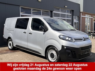 Citroën Jumpy 2.0 HDI 120 XL DC Marge BTW en BPM vrij!! Airco Cruise controle Trekhaak 2500kg Navigatiesysteem 5-Persoons Parkeerhulp achter Apple carplay 1e eigenaar Euro 6 Bpm en Btw vrij voor particulier gebruik !!