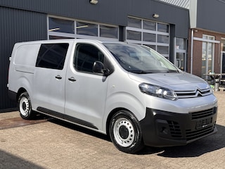Citroën Jumpy 2.0 HDI 120 XL DC Marge BTW en BPM vrij!! Airco Cruise controle Trekhaak 2500kg Navigatiesysteem 5-Persoons Parkeerhulp achter Apple carplay 1e eigenaar Euro 6 Bpm en Btw vrij voor particulier gebruik !!