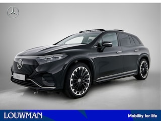 Mercedes-Benz EQS SUV 450 4MATIC AMG Line 118 kWh | Premium Plus | Trekhaak | Luchtvering | Nightpakket | Digital Light | Head-up Display | Multicontourstoelen voor | Sluitbekrachtiging | HYPERSCREEN | Rijassistentiepakket | 22 inch AMG velgen |
