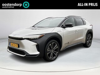 Toyota bZ4X Premium 71 kWh | Panoramisch dak | 3 Fase laden | Precious Silver Prem. metallic/ zwart dak | Demonstratie auto |