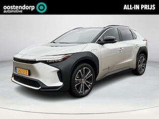 Toyota bZ4X Premium 71 kWh | Panoramisch dak | 3 Fase laden | Precious Silver Prem. metallic/ zwart dak | Demonstratie auto |