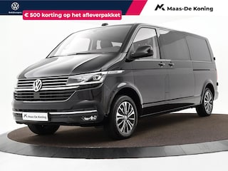 Volkswagen Transporter 2.0 TDI 150pk DSG L2H1 32 DC Bulli · Leder · Stoelverwarming ·  Apple/Android Car Play Airco · Alarm · Camera · Dubbel Cabine · Trekhaak · 17'' Inch · Garantie t/m 01-02-2027 of 150.000km