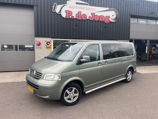 Volkswagen Transporter 2.5 TDI 340 HIGH.DC verlengde uitvoering Airco - Cruise - Trekhaak - 2 Schuifdeuren!