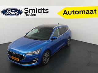 Ford Focus Wagon 155PK EcoBoost Hybrid Titanium Vignale | Leder | Panorama | Winter pack | Elektr achterklep | LED | Camera |