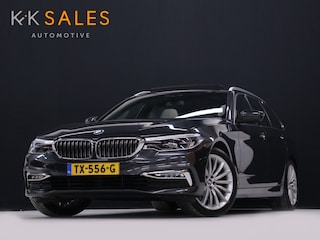 BMW 5-serie Touring 530i High Executive Luxury Line [SCHUIFKANTELDAK, CRUISE CONTROL, BLUETOOTH TELEFOON, HUD, ACTIVE PROTECTION, ACHTERUITRIJCAMERA, PDC V+A, STOELVERWARMING, STUURVERWARMING, BMW ADAPTIVE LED, NIEUWSTAAT]
