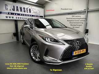 Lexus RX 450h 4WD President Line 1e eigenaar! Origineel nederlandse auto! NAP! | Achterbank verwarmd | Climate Control | Isofix-bevestigingspunten voor kinderzitjes