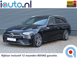 Mercedes-Benz C-klasse Estate 300 e AMG Line Pano/Leder/360/Head-up/Elek. stoelen+mem/Sfeer/Trekhaak wegkl.