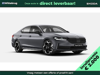 Skoda Superb 1.5 TSI PHEV Sportline Business / Trekhaak / Lichtmetalen velgen 19" Torcular / CANTON Soundsystem / Travel Assist Plus / Winterpakket / €2000 inruilpremie