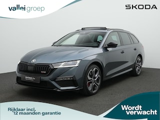 Skoda Octavia Combi 1.4 TSI 245 pk DSG RS iV PHEV Business | Panoramadak | Geheugen-/massagestoelen | Head-up display | Canton | Leder/alcantara | Stuur-/achterbankverwarming | Matrix LED