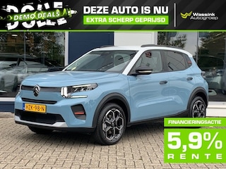 Citroën C3 DEMO DEAL | 1.2 Turbo 100pk Max | Navigatie | Airconditioning | Parkeer camera | Bluetooth | Apple Carplay & Android Auto | Cruise control