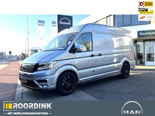 MAN TGE 3.140 L3H3 18" LMV, sidesteps, frontspoiler, rondom in kleur, lederen bekleding Super compleet !!!
