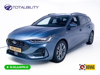 Ford Focus Wagon 1.0 EcoBoost Hybrid ST Line 126 PK | Stoel-, Stuur-, en voorruitverwarming | Privacy Glass | Audio Navigatie SYNC4, Cruise, Led, Lendesteun, Parkeerpilot, Parkeersensoren V+A