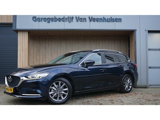 Mazda 6 Sportbreak 2.0 SkyActiv-G 165pk Automaat HUD 17inch LM Trekhaak Navi Stoel & Stuurverwarming 59804km!