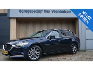Mazda 6 Sportbreak 2.0 SkyActiv-G 165pk Automaat HUD 17inch LM Trekhaak Navi Stoel & Stuurverwarming 59804km!