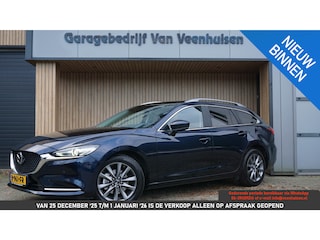 Mazda 6 Sportbreak 2.0 SkyActiv-G 165pk Automaat HUD 17inch LM Trekhaak Navi Stoel & Stuurverwarming 59804km!