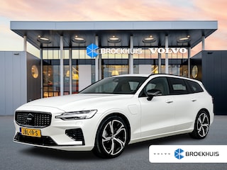 Volvo V60 T8 Recharge Ultra Dark | 19" | Bowers & Wilkins | Geventileerd Nappa | Massagestoelen | Trekhaak | Panoramadak | Head-up | 360 Camera | Elektr. verst. Stoelen | Full LED