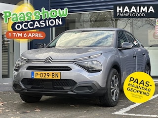 Citroën C4 Live 50 kWh | Trekhaak | Apple Carplay/Android Auto | Cruise Control | Climate Control | Geluidsisolerend glas | Full LED | Parkeersensoren | Standkachel | DAB |