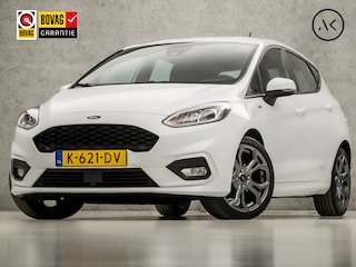 Ford Fiesta 1.0 EcoBoost ST-Line (APPLE CARPLAY, GROOT NAVI, STUUR/STOELVERWARMING, LED KOPLAMPEN, SPORTSTOELEN, KEYLESS, PARKEERSENSOREN, NIEUWSTAAT)