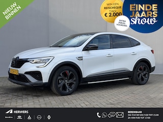 Renault Arkana 1.6 E-Tech Hybrid 145 R.S. Line / Trekhaak (760KG) / Dealer Onderhouden / Adaptive Cruise / Camera / Lederen Bekleding / Stoel & Stuurwiel Verwarming / Spoiler / Zwart Dak / DAB / NAP /