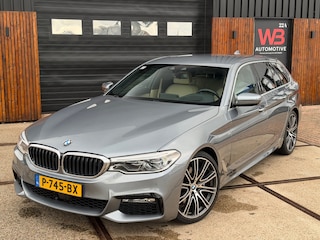 BMW 5-serie Touring 530i High Executive M-Sport ACC HUD PDC Memory Stoelverw. + Ventilatie. Luchtvering.