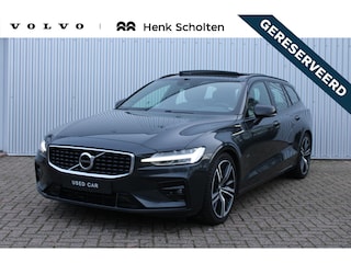 Volvo V60 2.0 T4 R-Design | Panoramadak | Semi elektrische trekhaak | Adaptieve cruise control | Standkachel | Stoelverwarming | Stuurwielverwarming | Apple Carplay | Android Auto | Bestuurdersstoel met geheugenfunctie
