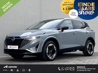 Nissan Qashqai 1.3 MHEV Xtronic N-Connecta / Fabrieksgarantie tot 03-2028 / Panoramadak / ACC Cruise / 360° Camera / Cold Pack / Head-up display / Elek. Klep / DAB  / All Season / Keyless /